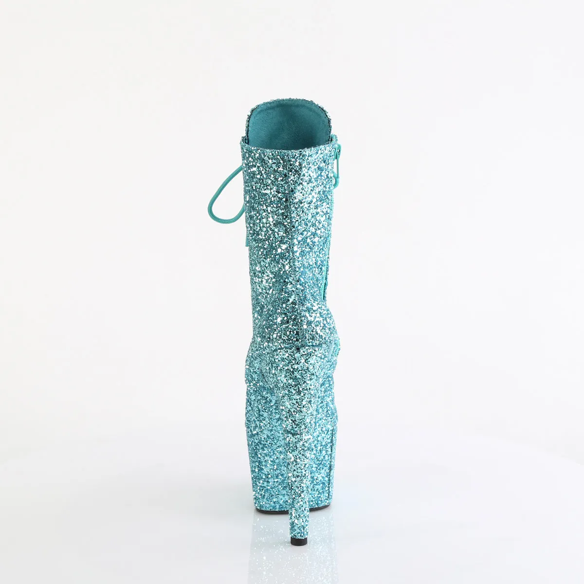 Adore 1020GWR Turquoise Glitter 7" Heel Platform Ankle Boots -Direct