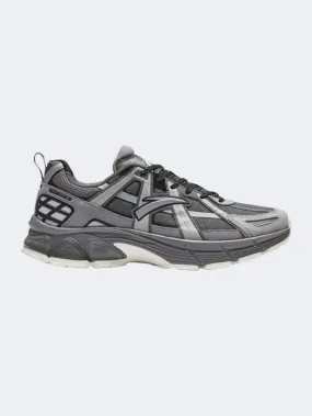 Anta Retro Men Running Sneakers Grey/Black/Sandstorm