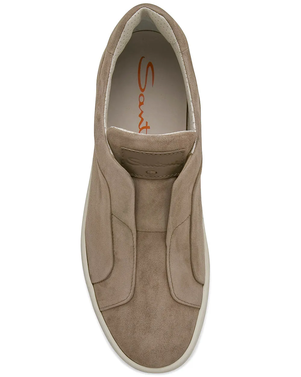Beige Suede Pass Sneaker