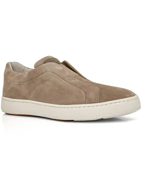Beige Suede Pass Sneaker