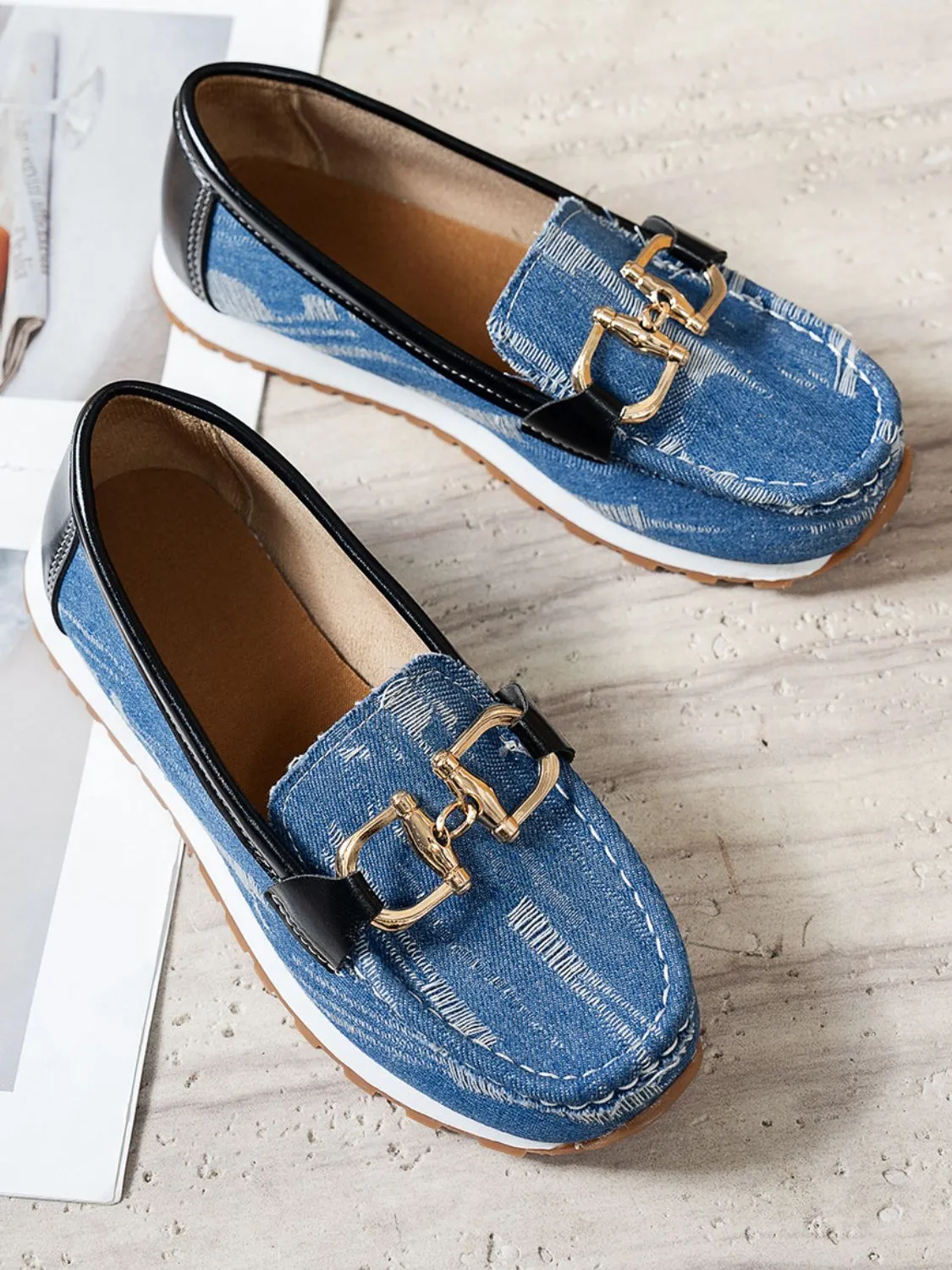 Canvas Charm Slip Ons