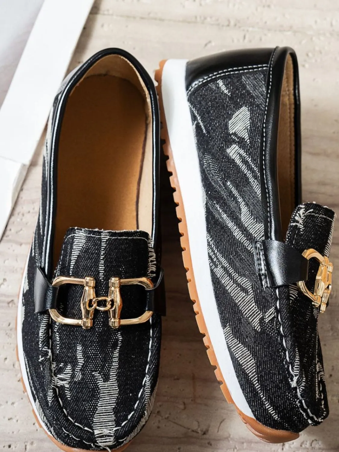 Canvas Charm Slip Ons