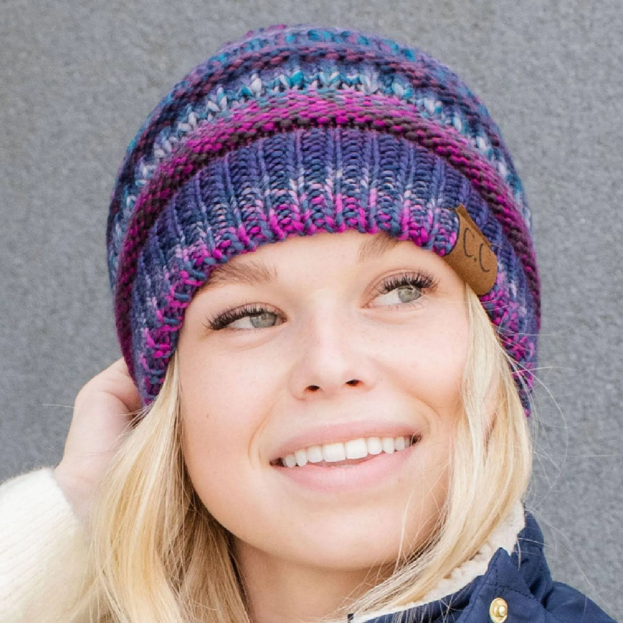 CC Comfy Striped Beanie