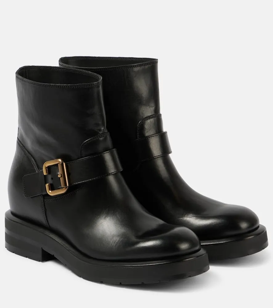 Chloe Coddington leather ankle boots