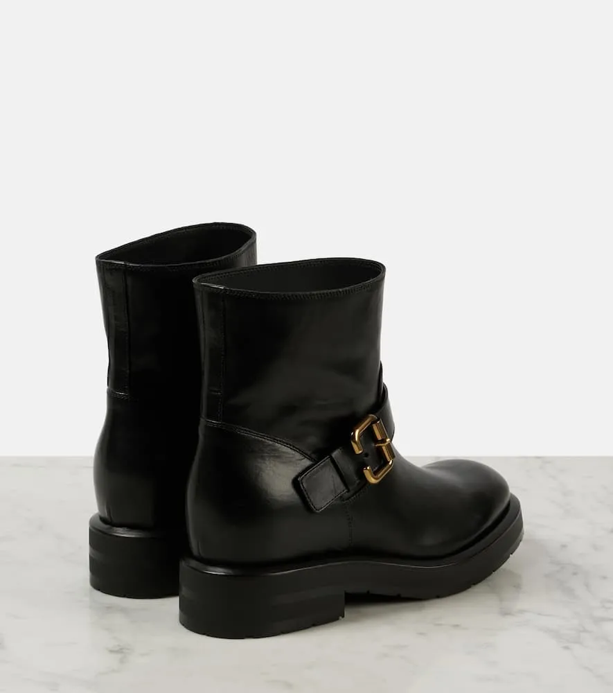 Chloe Coddington leather ankle boots