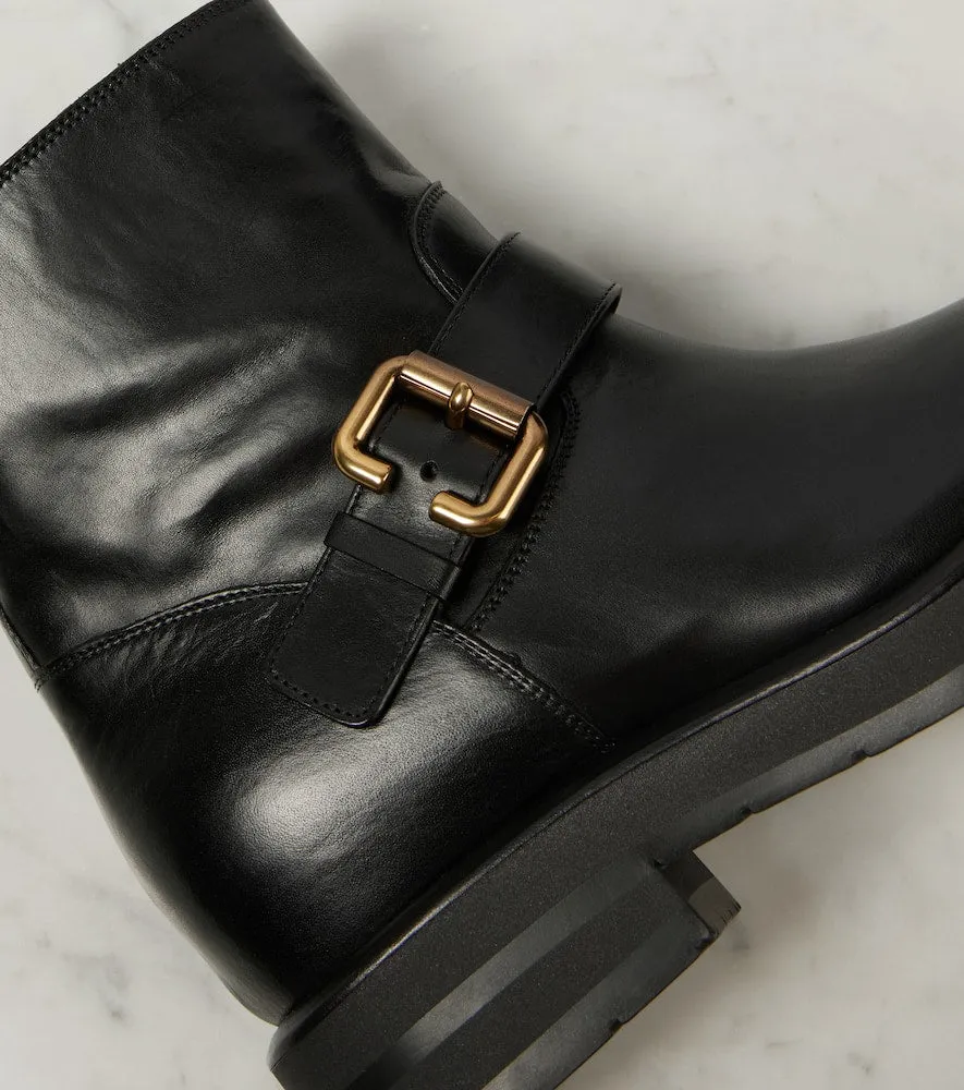 Chloe Coddington leather ankle boots