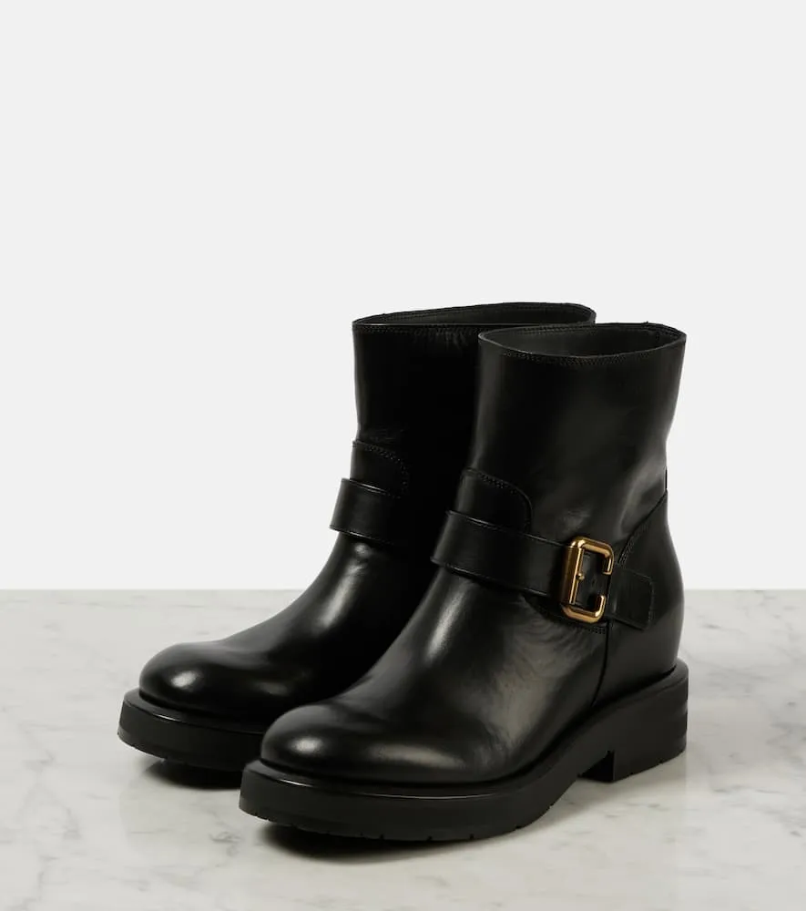 Chloe Coddington leather ankle boots