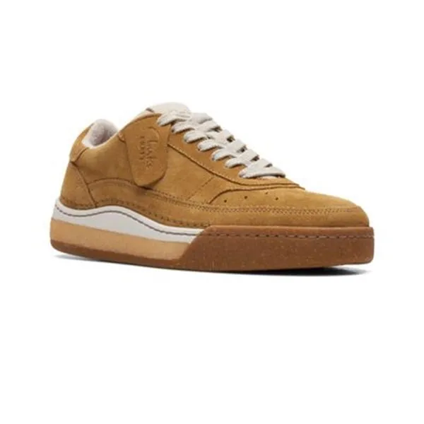 Clark's Craft Court Lace Oakmoss Suede