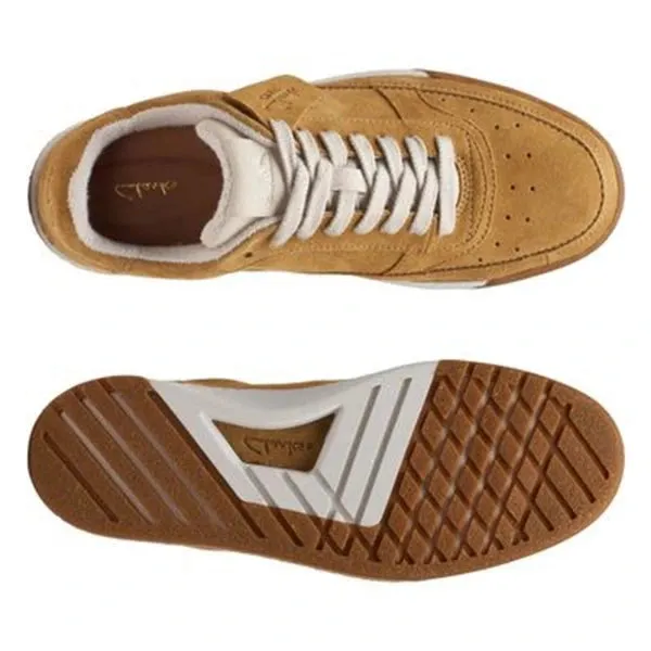 Clark's Craft Court Lace Oakmoss Suede