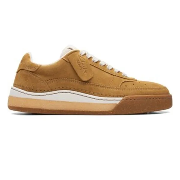 Clark's Craft Court Lace Oakmoss Suede