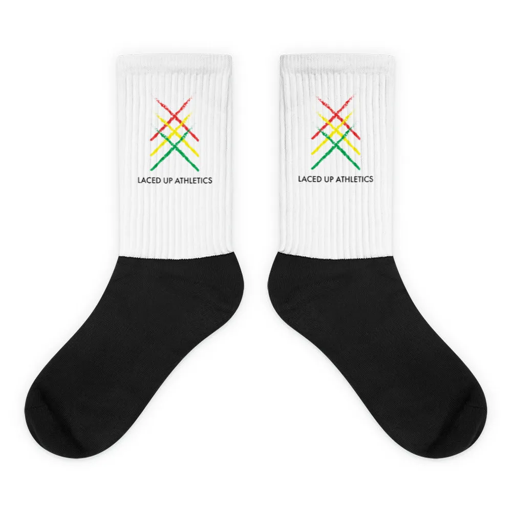 Classic Laced Up Athletics Socks