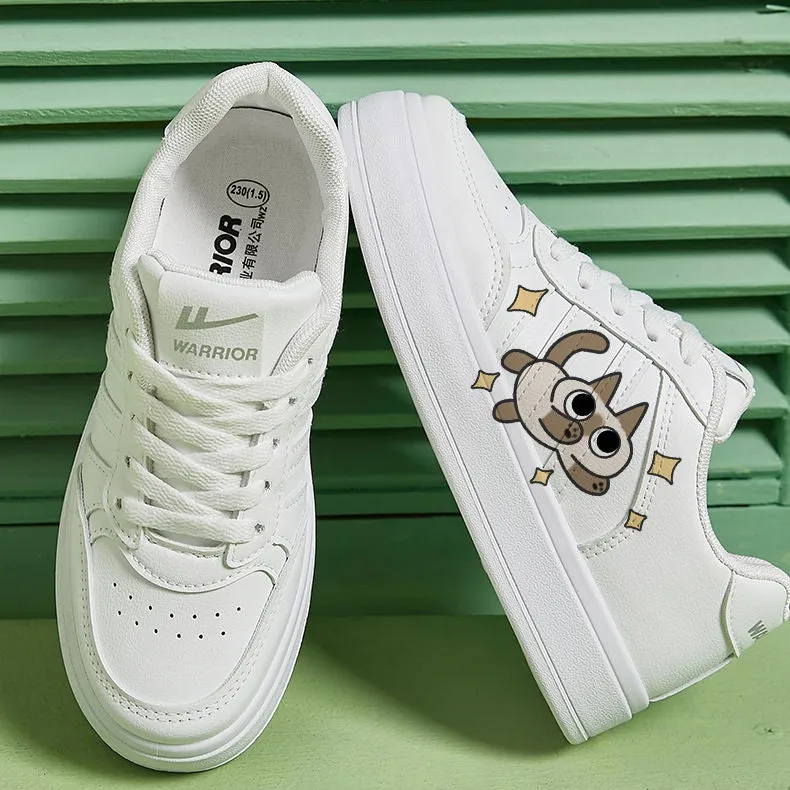 Cute Siamese Cat Print All-match Sneakers