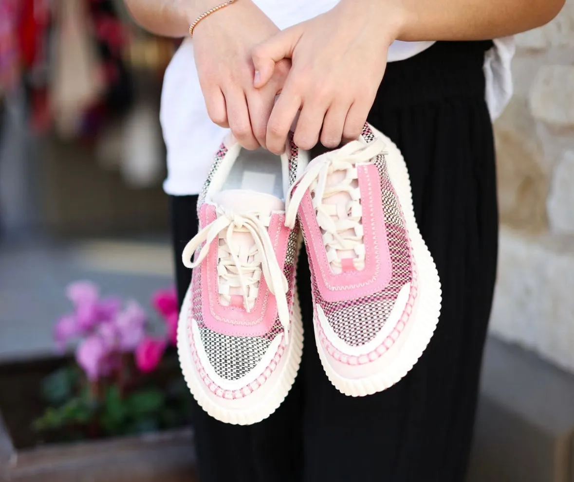 Dolen Pink Tennis Shoe