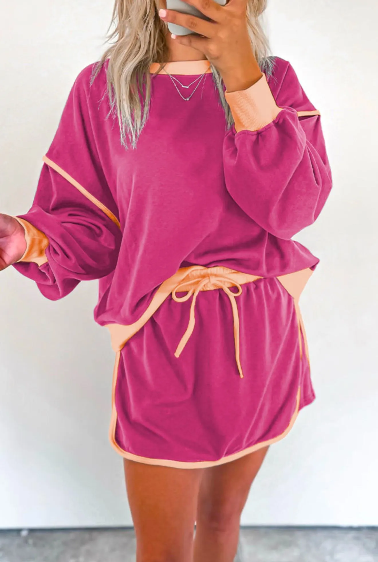 Dusty Rose Matching Set