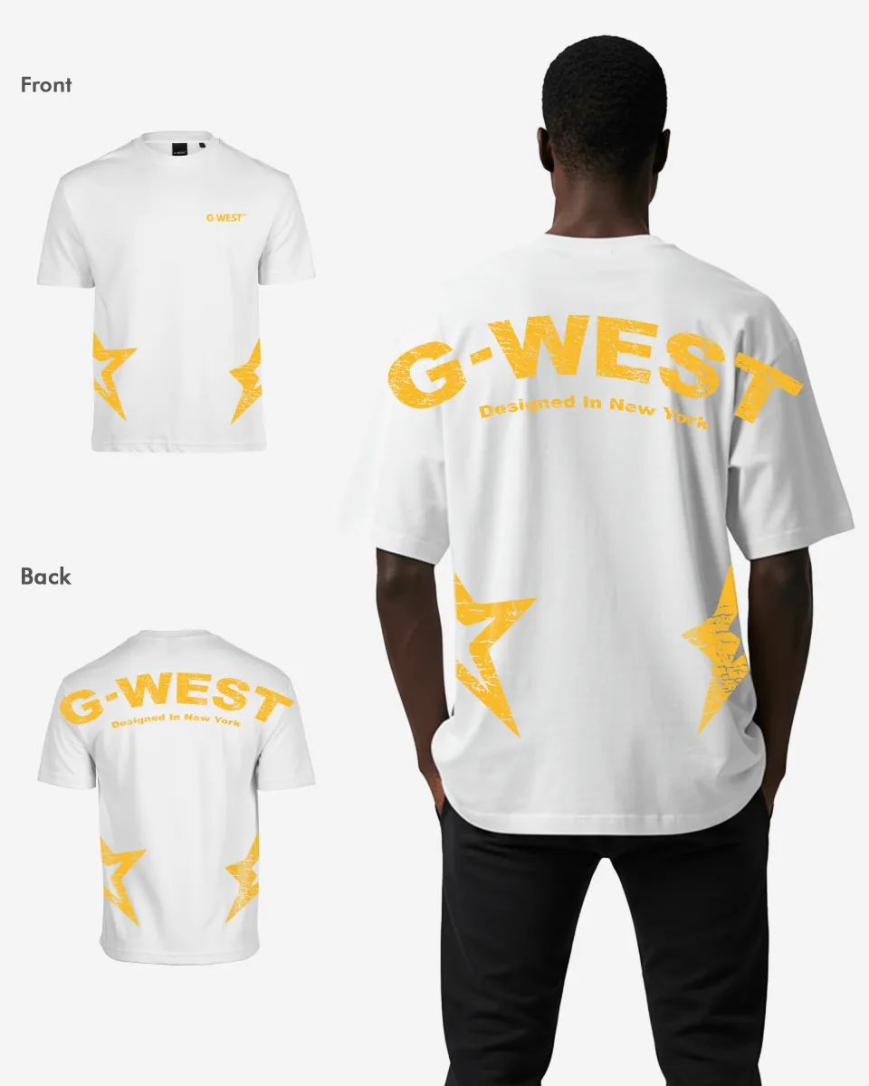 G West Arch Logo Oversized  Tee