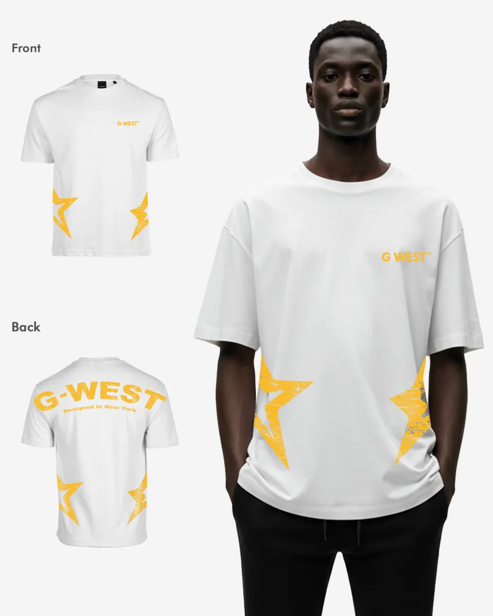 G West Arch Logo Oversized  Tee