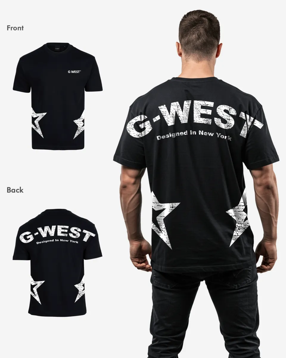 G West Arch Logo Oversized  Tee