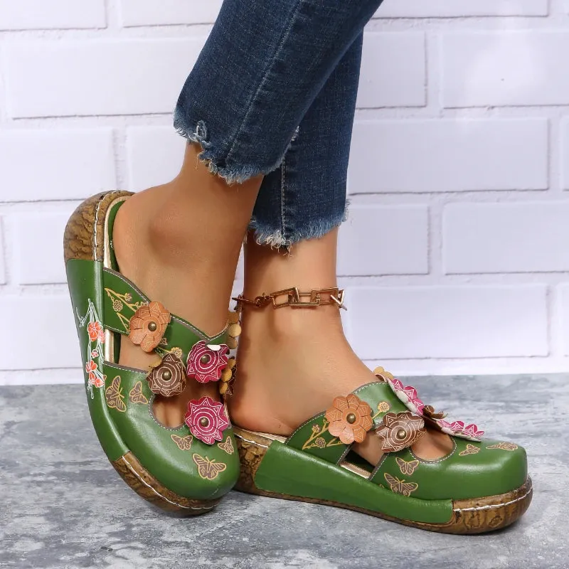 GARDEN BLOOM MULES