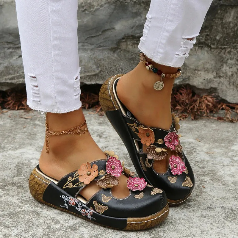 GARDEN BLOOM MULES