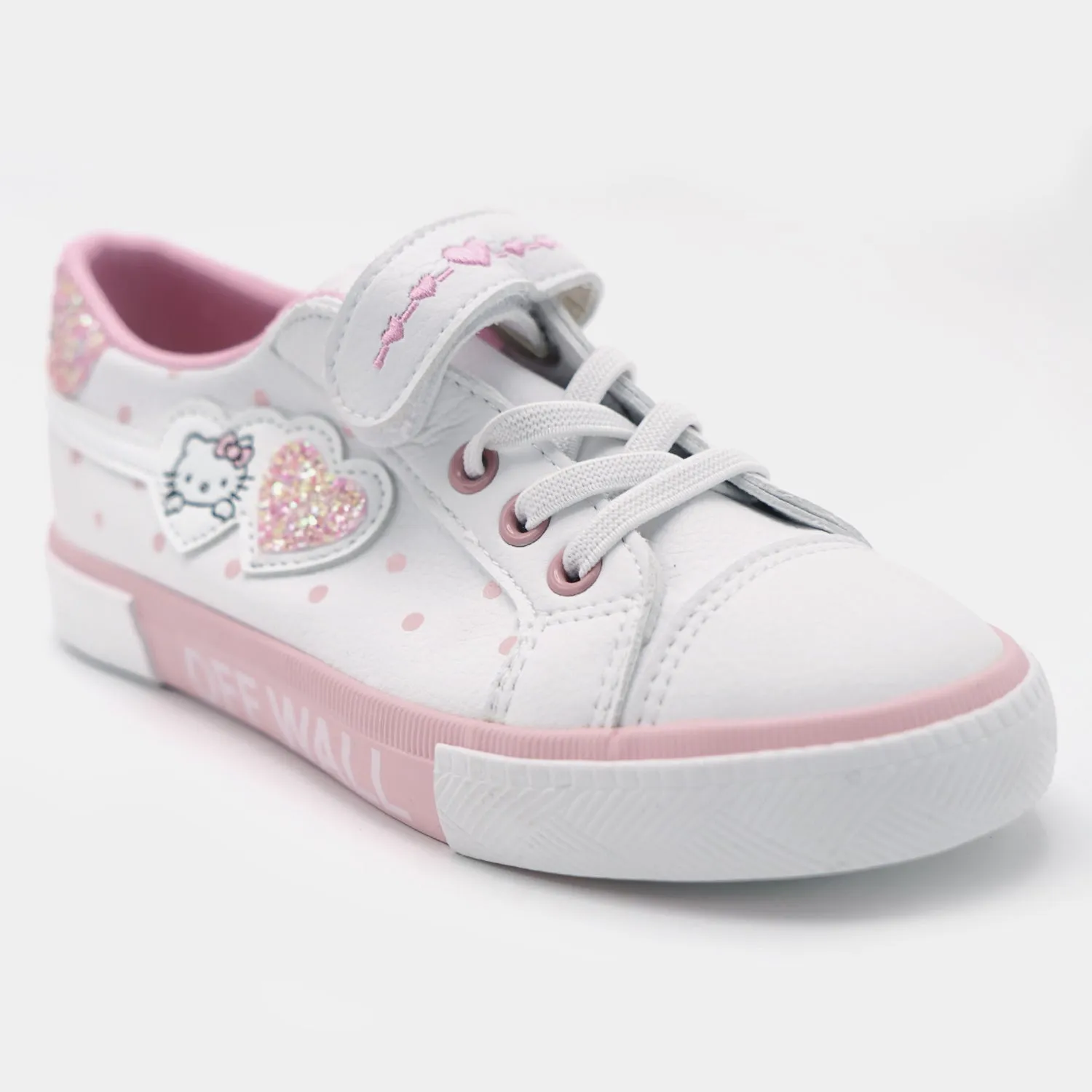 Girls Sneakers 5669-White Pink