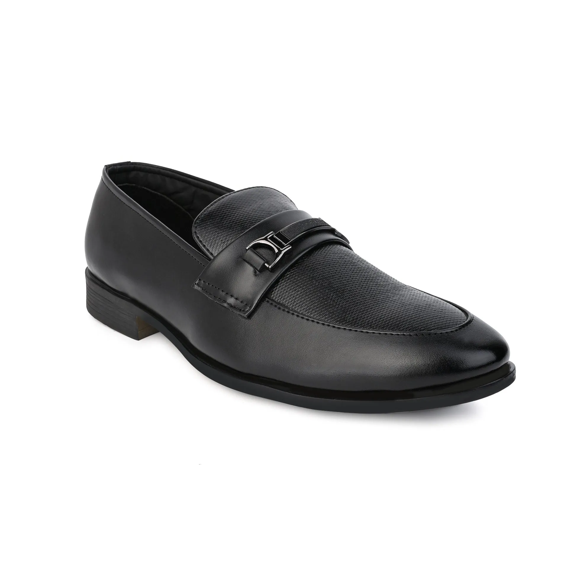 Hydes N Hues Men Black Round Toe Slip-Ons