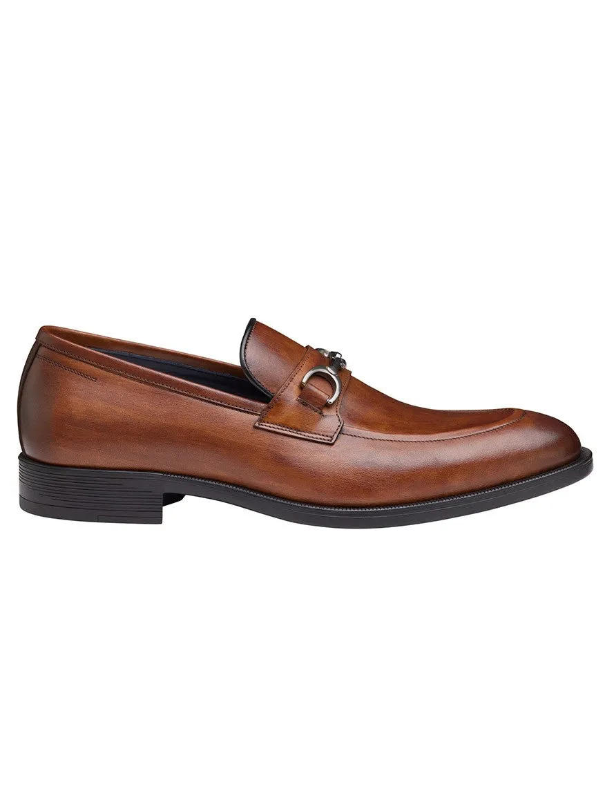 J & M Collection Flynch Bit in Tan Italian Calfskin