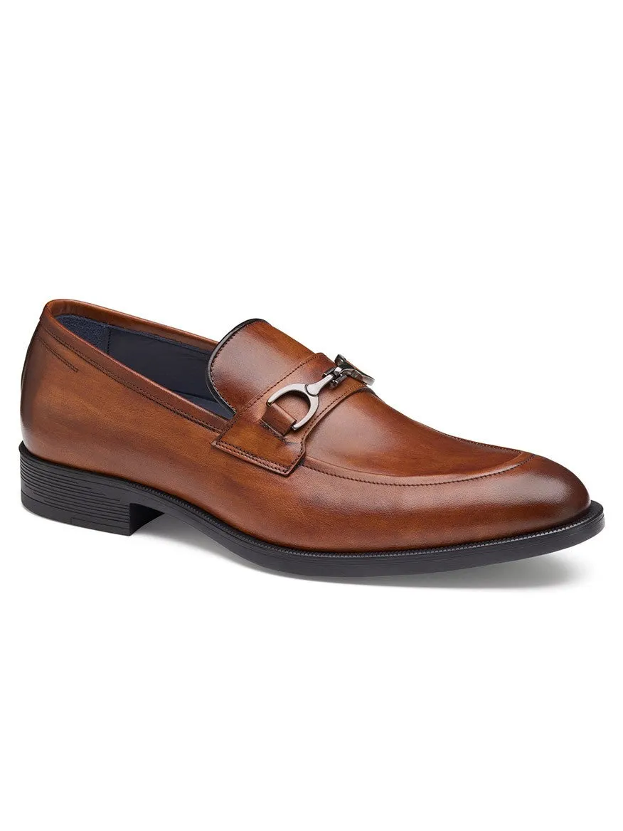 J & M Collection Flynch Bit in Tan Italian Calfskin