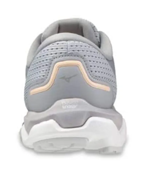 Mizuno Womens Wave Horizon 5 Running Athletic Runners Shoes Sneakers - Grey