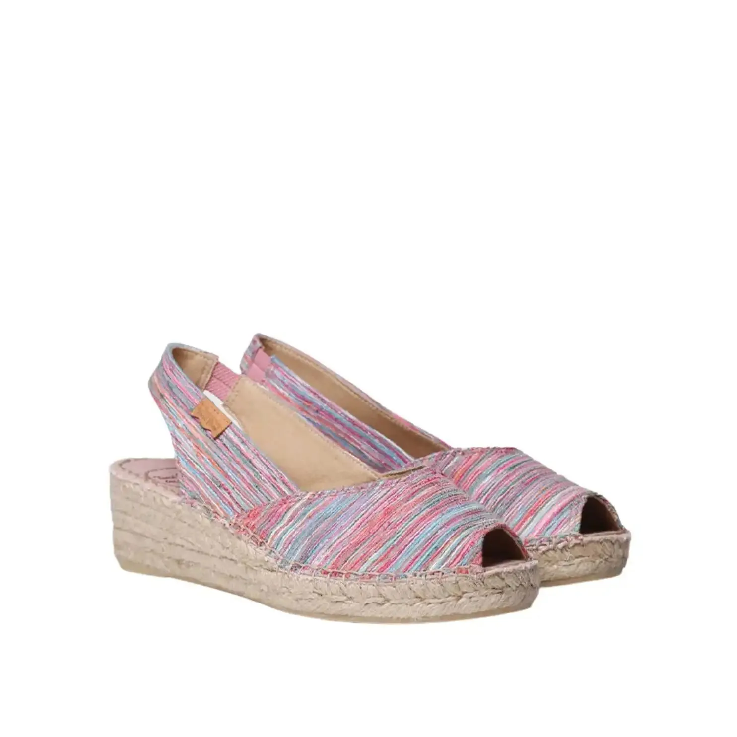 Multicolored Fabric Espadrille For Women - Beri-RG