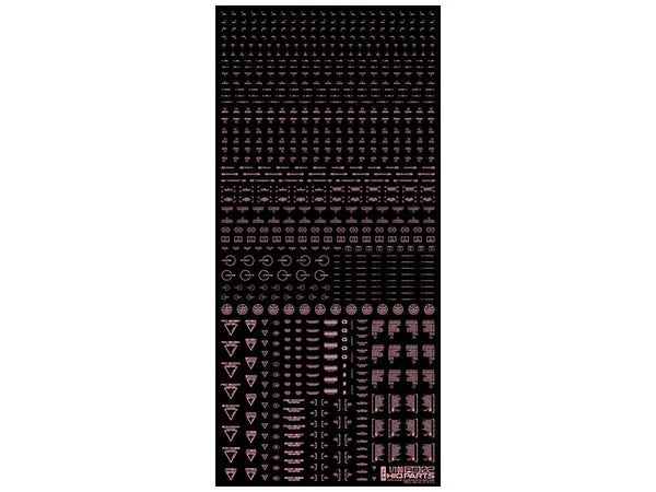 Pastel Pink RB02 Caution Decal 1/100