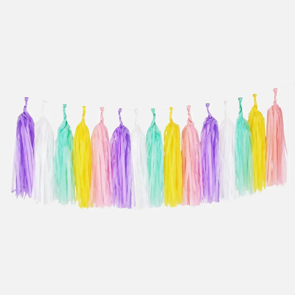 Pastels Tassel Garland