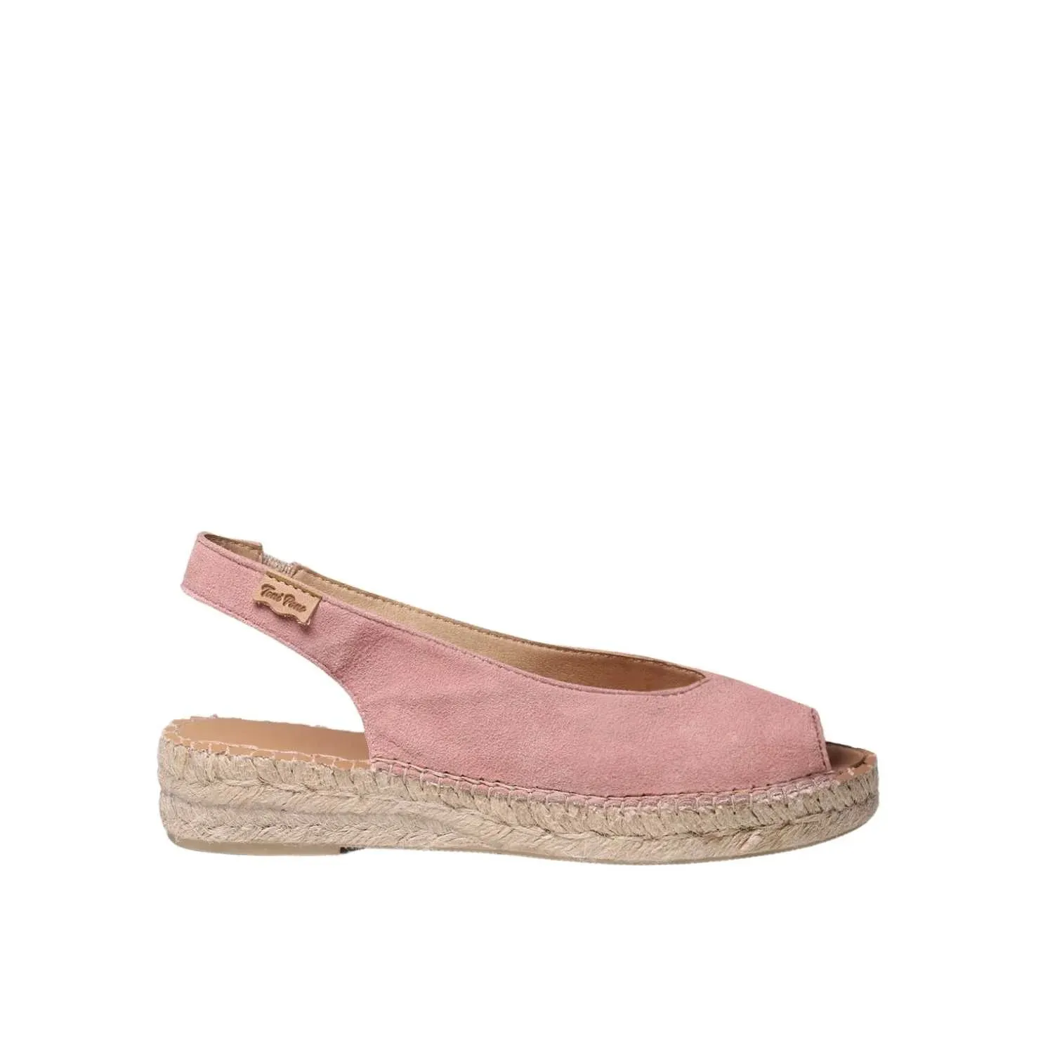 Plain Leather Espadrilles for Women - Erica-AS