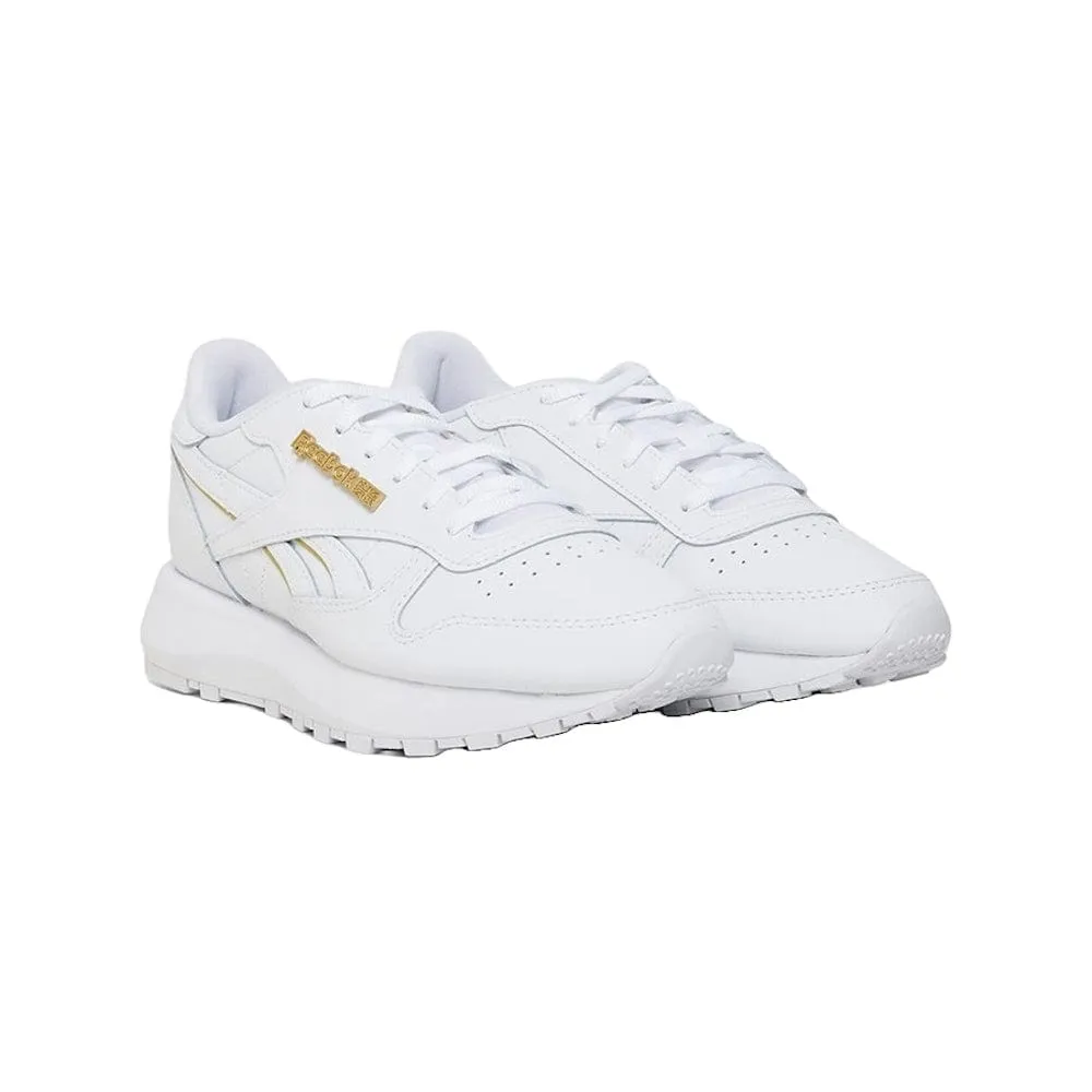 Reebok Womens Classic Leather SP - White / Gold Metallic