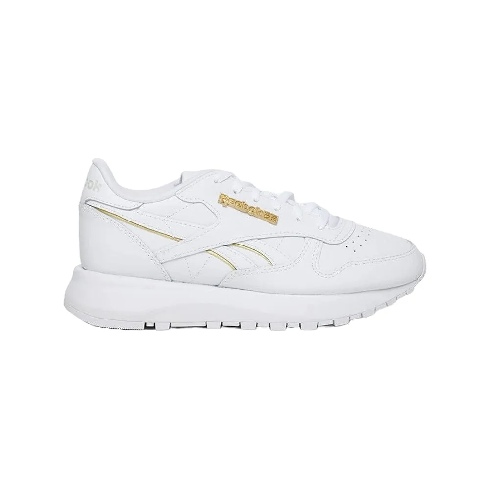 Reebok Womens Classic Leather SP - White / Gold Metallic