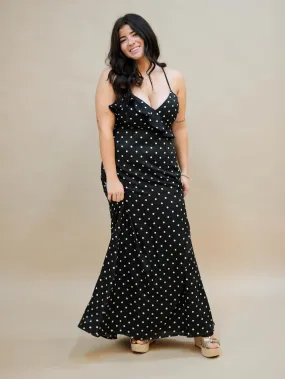 Regina Polka Dot Maxi Dress