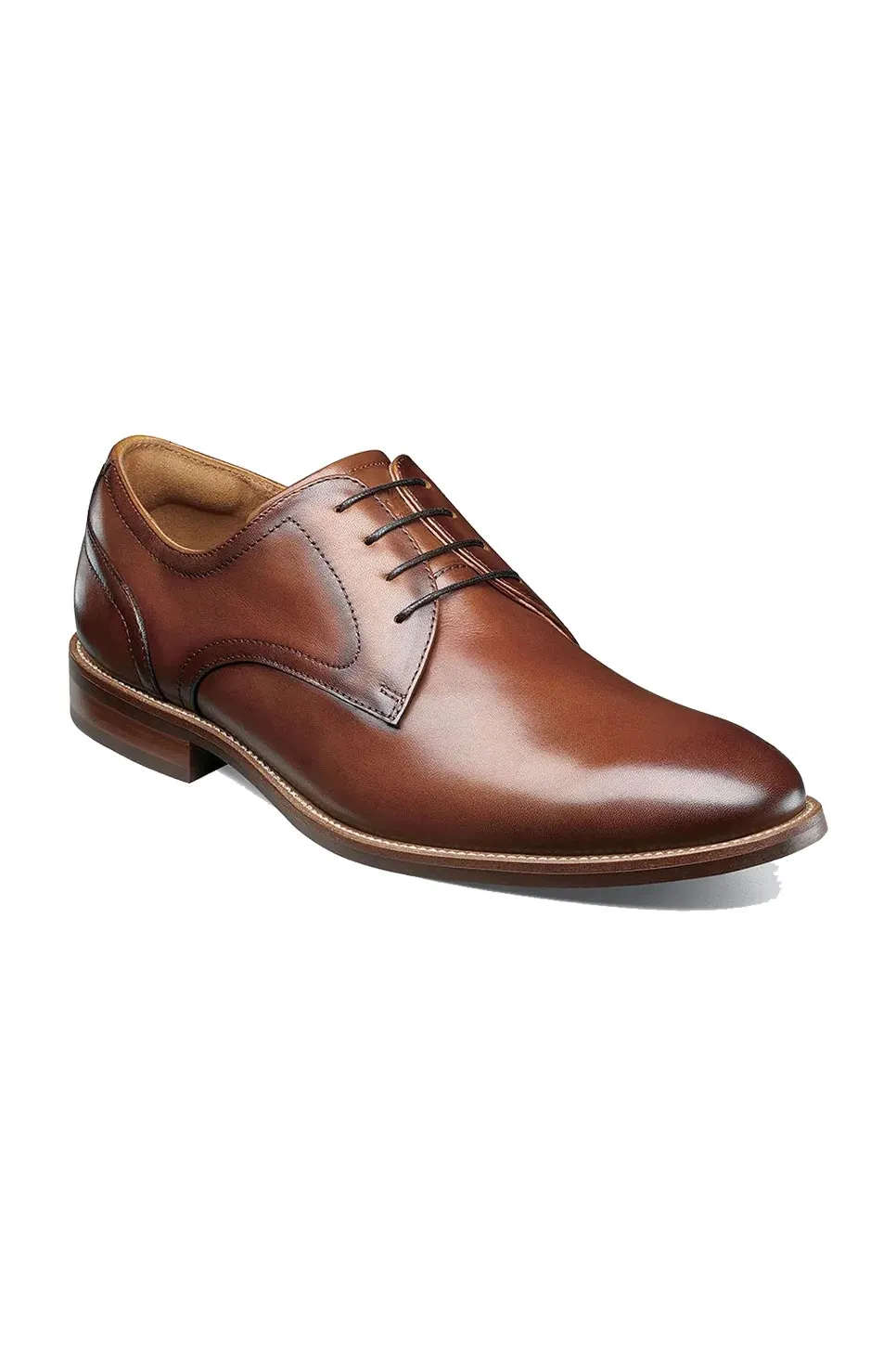 RUCCI PLAIN TOE OXFORD - COGNAC