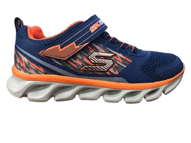 Skechers sneakers da bambino Tremblers 90581L NVOR blu arancione