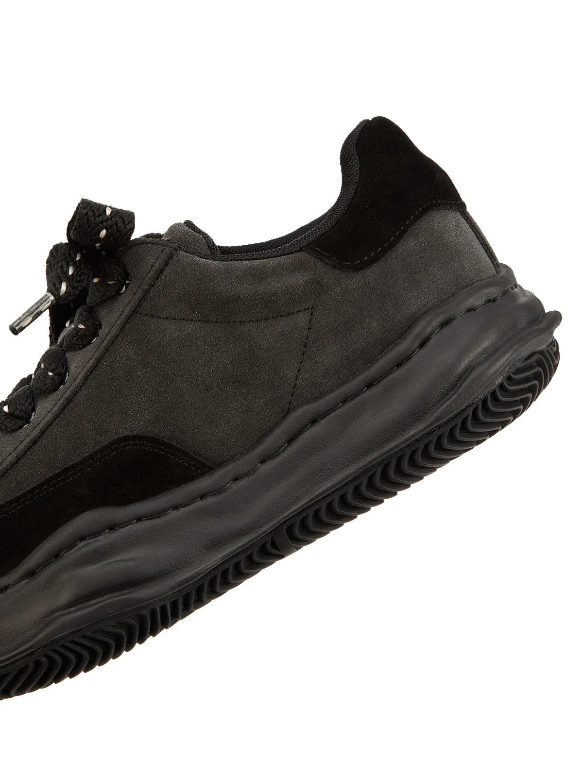 Sneakerhill Black Retro Washed Street Rap Sneakers - 2059
