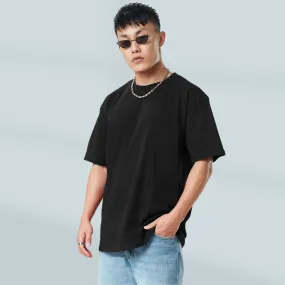 Solid Black Oversize T-shirt