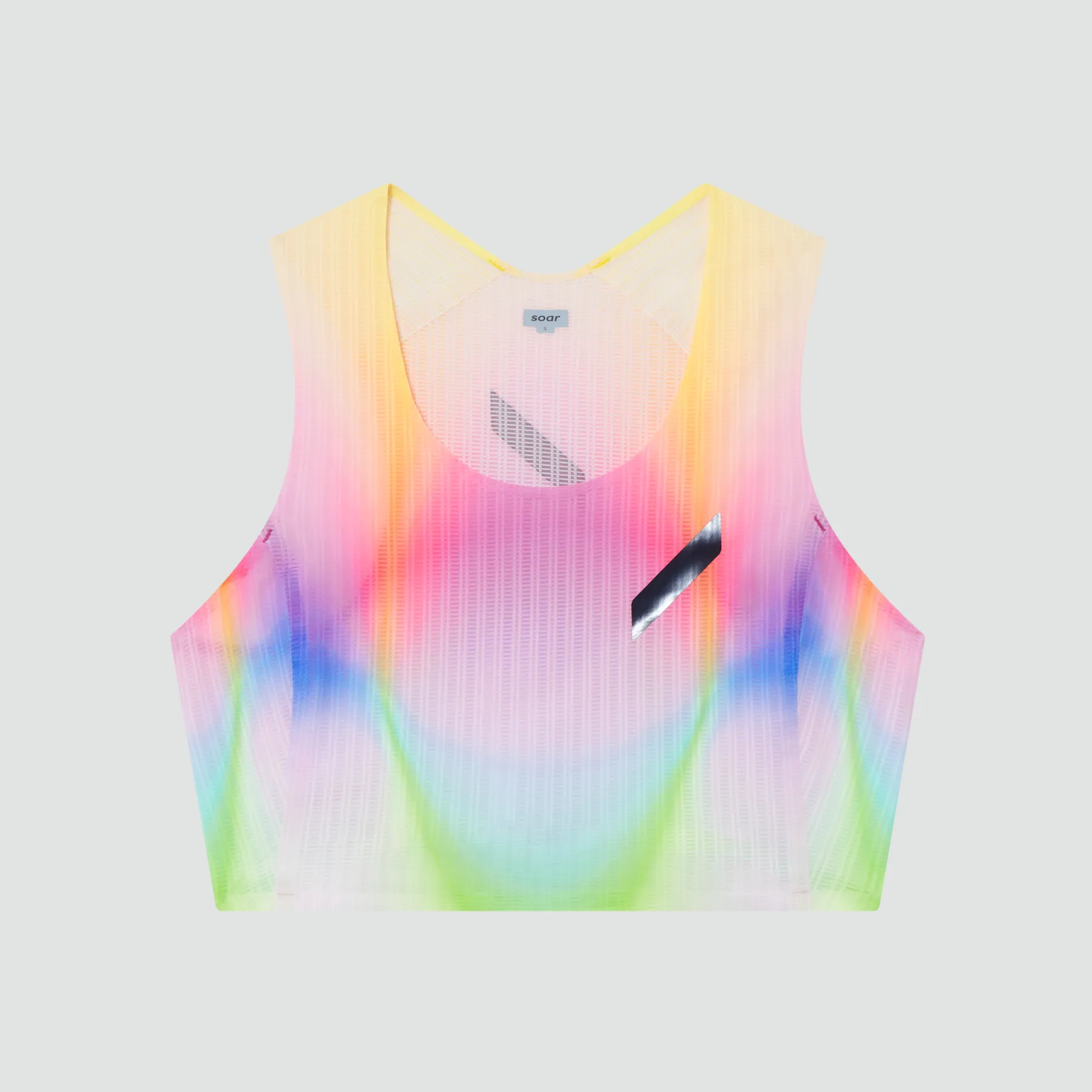 Women's Crop Vest - Summer Rainbow